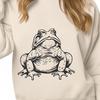 Unique Toad Stencil SVG - Free Download