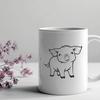 Standing Piglet PDFs - Free Commercial Use