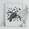 Stunning Sea Turtle Design - Free PDF