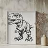 Creative Dino Illustration - Free PDF