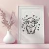 Artistic Cow In DXF - Free Digital Download