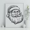 Creative Santa In PDF & PNG