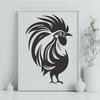 Chicken Design In SVG, PNG, PDF And DXF File Formats