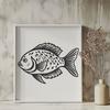 Beautiful Fish - Vinyl PNG