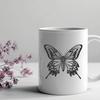 Beautiful Butterfly - Sublimation DXF