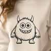 Cute Monster In SVG Free Commercial Use Download