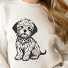 Havanese Stencil In SVG, PNG, PDF And DXF Formats