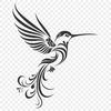 Ornate Bird Illustration In PNG For Free Download