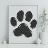 Unique Paw Print Decal SVG - Free Download