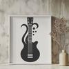 Creative Guitar PNG - For Laser Engraver Project