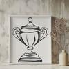 Creative Trophy In SVG For Free Download