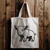 Unique Piglet Artwork DXF - Free Download