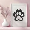 Animal Paw Digital Art In DXF File Format For Free Download