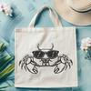 Crab Design In SVG, PNG, PDF And DXF File Formats