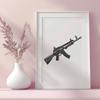 Beautiful Assault Rifle Image - Free SVG Download