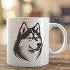 Creative Husky In SVG Free Commercial Use Download