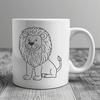 Stunning Lion Vector Drawing - Free PNG Download