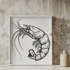 Shrimp Vector Art In SVG, PNG, PDF And DXF File Formats