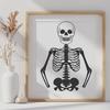 Beautiful Skeleton In PNG - Free Digital Download