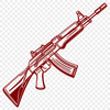 Assault Rifle In PDF For Download, Free Commercial Use