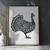 Stunning Turkey In DXF - For Free Download, Commercial Use