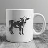 Beautiful Cow - Laser Engraver PNG