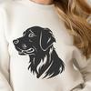 Artistic Golden Retriever - Pet SVG Free Download