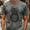 Artistic Pineapple In PDF And PNG