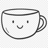 Unique Coffee Cup Vector Image DXF - Free Download