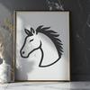 Unique Horse Digital Art - Free SVG