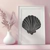 Stunning Seashell In DXF - Free Download