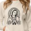 Free Virgin Mary Stencil In PDF For Free Download