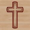 Free Religious SVG Symbol A religious symbol of a cross in vector format.