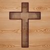 An illustration of a crucifix, a symbol of Christian faith and spirituality.