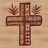 Intricately Designed Crucifix SVG A decorative, ornate crucifix with intricate details, suitable for various digital and crafting applications.