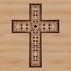 A detailed illustration of a Christian crucifix, symbolizing faith and devotion.
