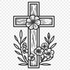 Creative Cross Drawing In DXF For Free Download