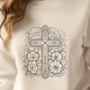 Stunning Cross - Glowforge PNG Free Download