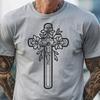 Beautiful Crucifix Vector Drawing