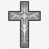 Free Unique Crucifix Stencil