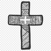 Crucifix Vector Drawing In SVG, PNG, PDF And DXF Formats