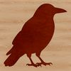 A detailed illustration of a Crow's silhouette, suitable for commercial or personal use as a vector graphic.