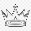 Elegant Crown Design SVG Vector SVG Vector Crown Design with intricate details suitable for digital cutting machines like Cricut.