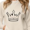 Geometric Crown Design Vector Art A regal crown design made from connected geometric shapes, suitable for vector editing in Procreate or Illustrator.