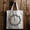Christian Symbolism - Crown of Thorns Icon A crown made from thorns, often associated with Christian tradition.