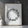 A digital representation of the Crown of Thorns, a significant symbol in Christianity.