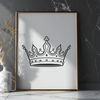 Free Customizable Crown Clipart Simple vector crown design created as an SVG file for easy editing and customization.