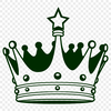 Regal Emblem Design A customizable vector design featuring a regal crown icon, ideal for crafting and DIY projects.