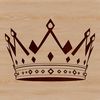 Royal Regalia Illustration A detailed illustration of a royal crown with intricate design elements.