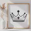 Beautiful Crown Clip Art Design A digital crown design created as a scalable vector graphic.